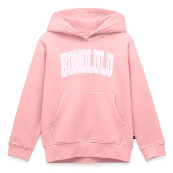 HONOLULU College - Kinder Premium Organic Hoodie - Rosa - Vorne - AI Model Kid Female (0cm)