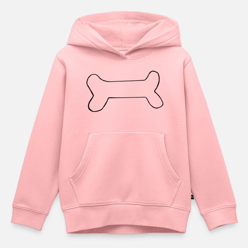Os - Sweat Premium à capuche enfant bio - rose