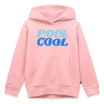 pool cool - Kinder Premium Organic Hoodie - Rosa - Vorne - AI Model Kid Female (0cm)