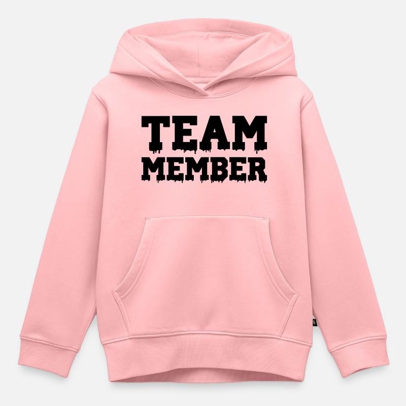 Équipier - Sweat Premium à capuche enfant bio - rose