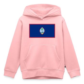 Guam - Kids Premium Organic Hoodie - rose - Front - AI Model Kid Female (0cm)