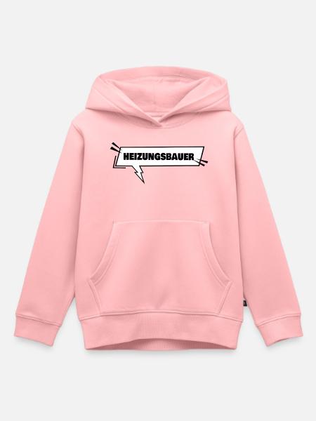 Ausbildung Heizungsbauer - Kinder Premium Organic Hoodie - Rosa
