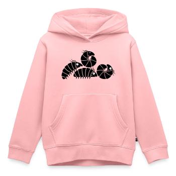 Asselhaufen - Kinder Premium Organic Hoodie - Rosa - Vorne - AI Model Kid Female (0cm)