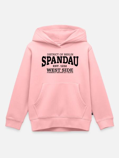 Spandau Berlin - Sweat Premium à capuche enfant bio - rose