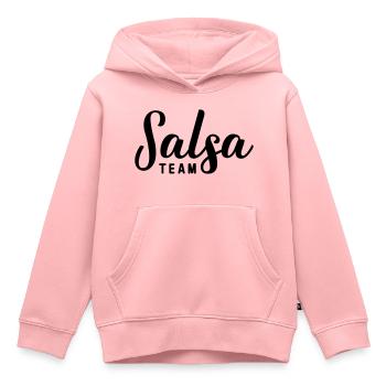 salsa team salsa - Kinder Premium Organic Hoodie - Rosa - Vorne - AI Model Kid Female (0cm)