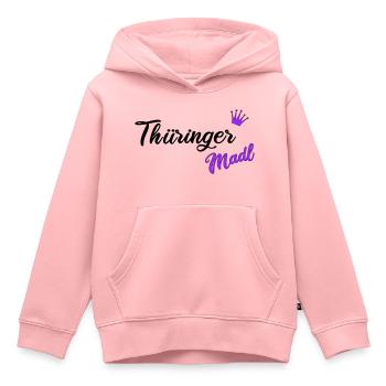 Thüringer Madel - Kinder Premium Organic Hoodie - Rosa - Vorne - AI Model Kid Female (0cm)
