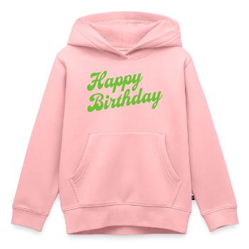 Happy Birthday Geburtstag Gratulieren - Kinder Premium Organic Hoodie - Rosa - Vorne - AI Model Kid Female (0cm)