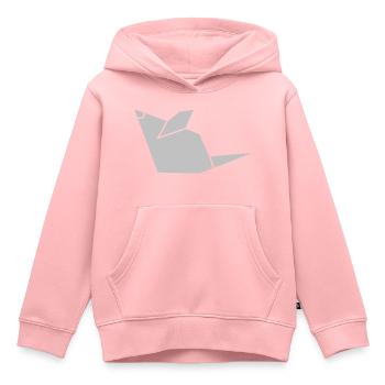 little mouse origami - Kids Premium Organic Hoodie - rose - Front - AI Model Kid Female (0cm)