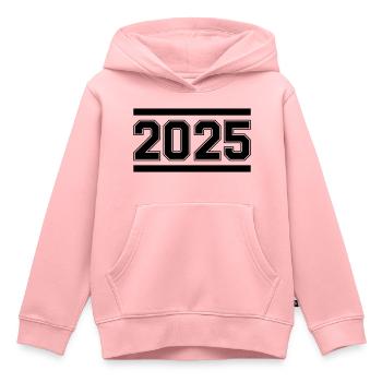 2025 - Sweat Premium à capuche enfant bio - rose - Devant - AI Model Kid Female (0cm)