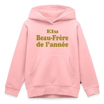 Zum Schwager des Jahres gewählt - Kinder Premium Organic Hoodie - Rosa - Vorne - AI Model Kid Female (0cm)