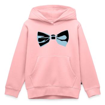Fliege - Kinder Premium Organic Hoodie - Rosa - Vorne - AI Model Kid Female (0cm)