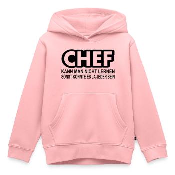 chef - Kinder Premium Organic Hoodie - Rosa - Vorne - AI Model Kid Female (0cm)