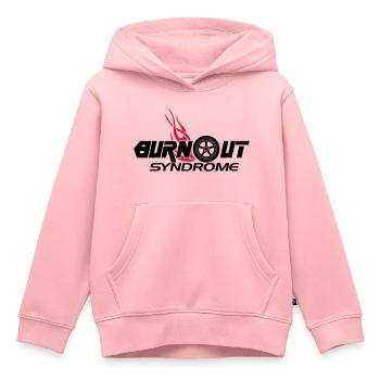 Burnout syndrome - Kinder Premium Organic Hoodie - Rosa - Vorne - AI Model Kid Female (0cm)