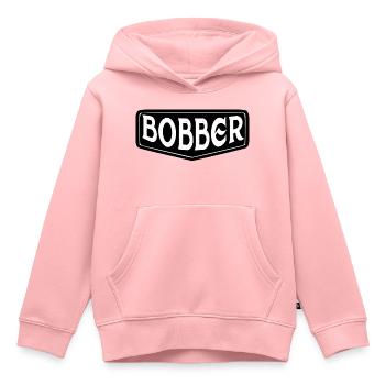 bobber chopper biker autocollant de croisière autocollant - Sweat Premium à capuche enfant bio - rose - Devant - AI Model Kid Female (0cm)