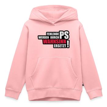 Fehlende PS - Kinder Premium Organic Hoodie - Rosa - Vorne - AI Model Kid Female (0cm)
