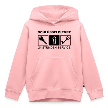 Schlüsseldienst - 24 Stunden Service - Kinder Premium Organic Hoodie - Rosa - Vorne - AI Model Kid Female (0cm)