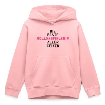 Rollenspieler Rollenspiel Spiel MMORPG Gaming Geek - Kinder Premium Organic Hoodie - Rosa - Vorne - AI Model Kid Female (0cm)