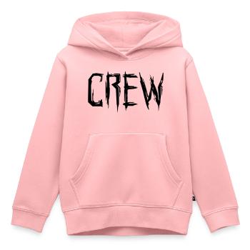 Crew Team Mannschaft - Kinder Premium Organic Hoodie - Rosa - Vorne - AI Model Kid Female (0cm)