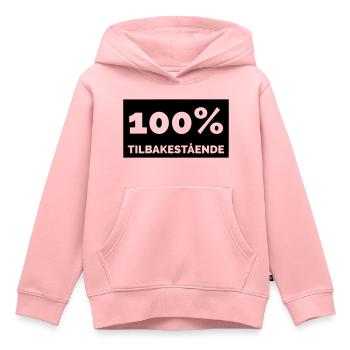 100% backward - Kids Premium Organic Hoodie - rose - Front - AI Model Kid Female (0cm)
