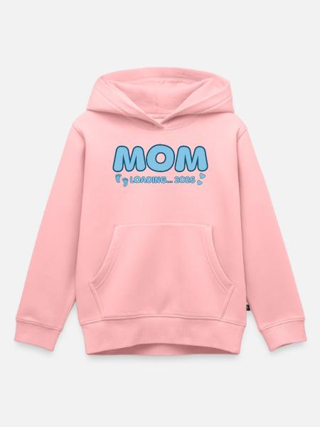 Mom Loading 2026 - Kinder Premium Organic Hoodie - Rosa