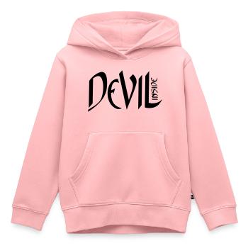 Devil Teufel inside Horror Shirt - Kinder Premium Organic Hoodie - Rosa - Vorne - AI Model Kid Female (0cm)