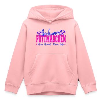 Bochumer Pottmädchen Ruhrpott Bochum - Kinder Premium Organic Hoodie - Rosa - Vorne - AI Model Kid Female (0cm)
