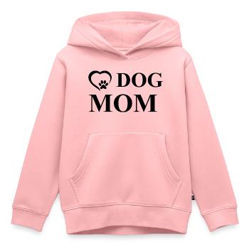 Hund Dog - Kinder Premium Organic Hoodie - Rosa - Vorne - AI Model Kid Female (0cm)