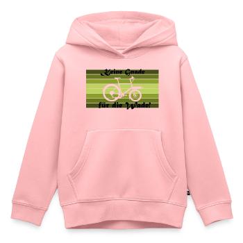Keine Gnade für die Wade!, Lastenrad Omnium - Kinder Premium Organic Hoodie - Rosa - Vorne - AI Model Kid Female (0cm)