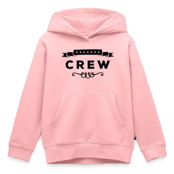 crew - Kinder Premium Organic Hoodie - Rosa - Vorne - AI Model Kid Female (0cm)