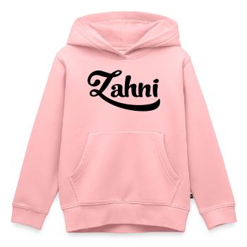 Zahn - Kinder Premium Organic Hoodie - Rosa - Vorne - AI Model Kid Female (0cm)
