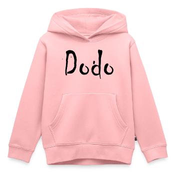 dodo - Kinder Premium Organic Hoodie - Rosa - Vorne - AI Model Kid Female (0cm)