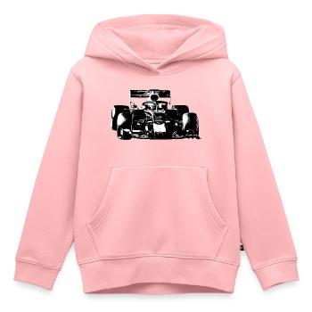 Rennauto - Kinder Premium Organic Hoodie - Rosa - Vorne - AI Model Kid Female (0cm)