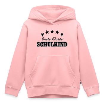 SCHULKIND 2025 - EINSCHULUNG - ERSTER SCHULTAG - Kinder Premium Organic Hoodie - Rosa - Vorne - AI Model Kid Female (0cm)