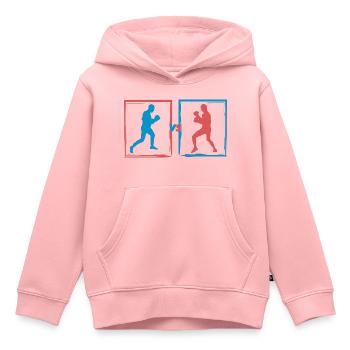 Boxkampf - Boxer Geschenkidee - Kinder Premium Organic Hoodie - Rosa - Vorne - AI Model Kid Female (0cm)