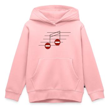 Verbotene Notizen - Kinder Premium Organic Hoodie - Rosa - Vorne - AI Model Kid Female (0cm)