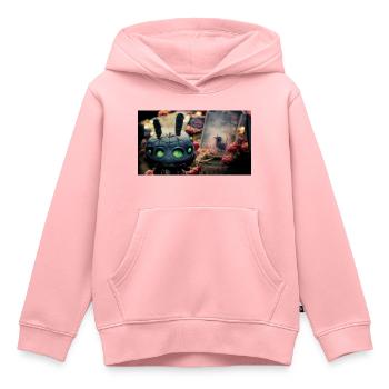 Bugging - Kids Premium Organic Hoodie - rose - Front - AI Model Kid Female (0cm)