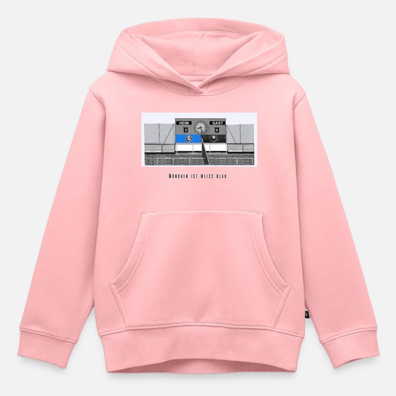 Giesing // Illustration - Sweat Premium à capuche enfant bio - rose