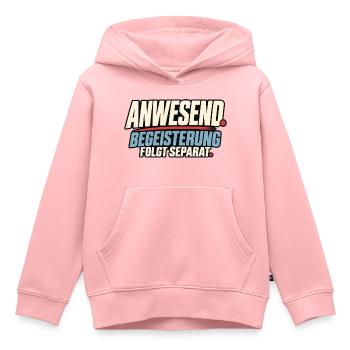 Anwesend Begeisterung Folgt Separat - Kinder Premium Organic Hoodie - Rosa - Vorne - AI Model Kid Female (0cm)