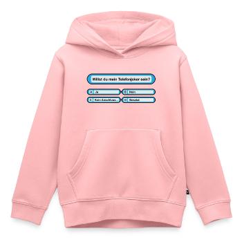 Telefonjoker Quiz - Kinder Premium Organic Hoodie - Rosa - Vorne - AI Model Kid Female (0cm)