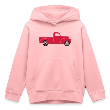 Pick-up Truck - Kinder Premium Organic Hoodie - Rosa - Vorne - AI Model Kid Female (0cm)