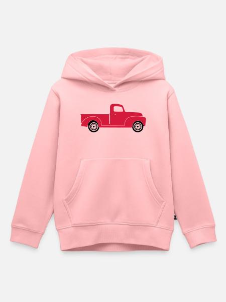 Pick-up - Sweat Premium à capuche enfant bio - rose