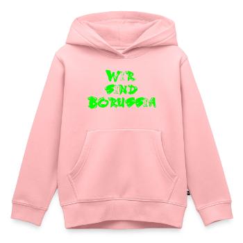 Wir sind BMG in grün - Kinder Premium Organic Hoodie - Rosa - Vorne - AI Model Kid Female (0cm)