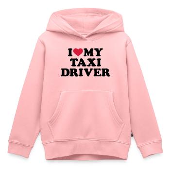 Taxifahrer - Kinder Premium Organic Hoodie - Rosa - Vorne - AI Model Kid Female (0cm)