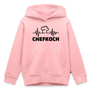 Chefkoch - Kinder Premium Organic Hoodie - Rosa - Vorne - AI Model Kid Female (0cm)
