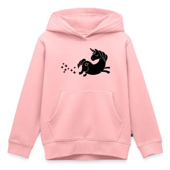 unicorn - Einhorn Sternenstaub - Kinder Premium Organic Hoodie - Rosa - Vorne - AI Model Kid Female (0cm)
