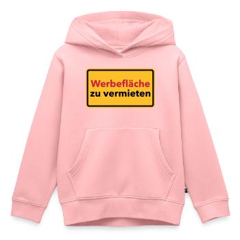 Werbung - Kinder Premium Organic Hoodie - Rosa - Vorne - AI Model Kid Female (0cm)