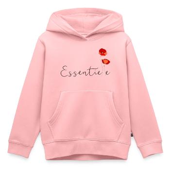 Essentielle - Sweat Premium à capuche enfant bio - rose - Devant - AI Model Kid Female (0cm)