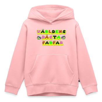 BestGroßmutter Großmutter Großvater Großvater Geburtstagsfamilie - Kinder Premium Organic Hoodie - Rosa - Vorne - AI Model Kid Female (0cm)