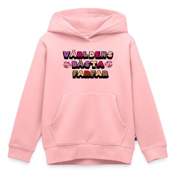 BestGroßmutter Großmutter Großvater Großvater Geburtstagsfamilie - Kinder Premium Organic Hoodie - Rosa - Vorne - AI Model Kid Female (0cm)