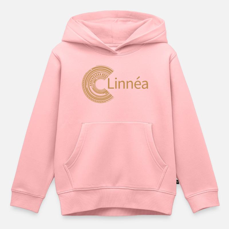 Pour Linnéa - Sweat Premium à capuche enfant bio - rose